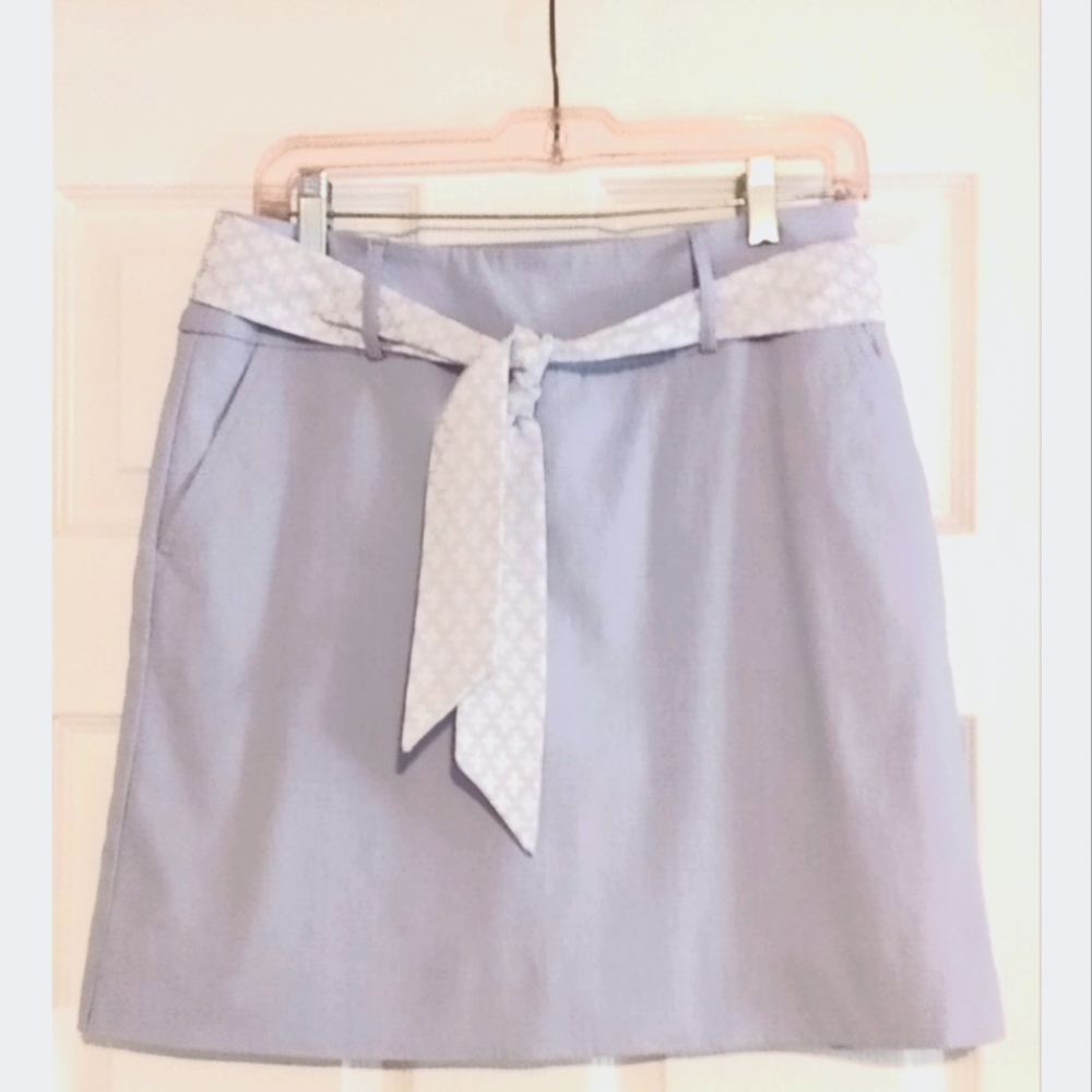 S.C. & Co. pale mauve/blue skort